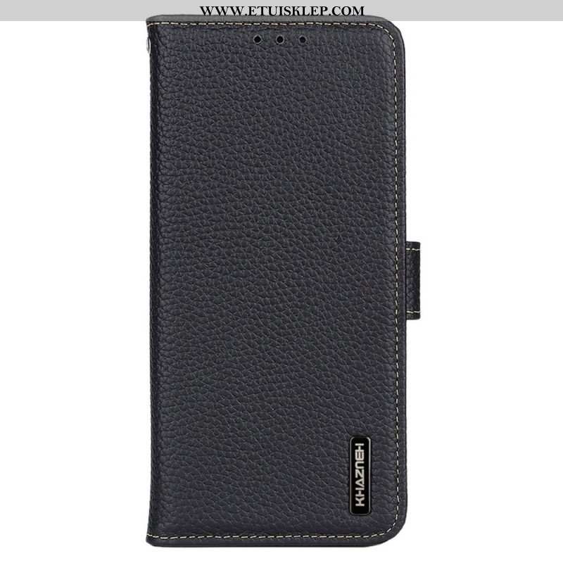 Etui Folio do Samsung Galaxy M13 Khazneh Skóra Liczi